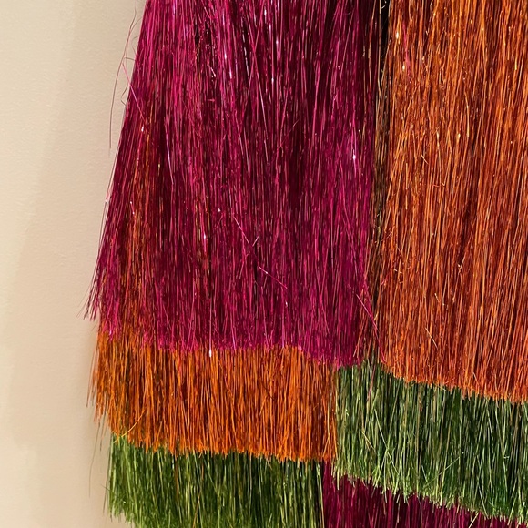 Nasty Gal Tinsel Color Block Shorts/ Skirt sz 6 - Picture 7 of 9